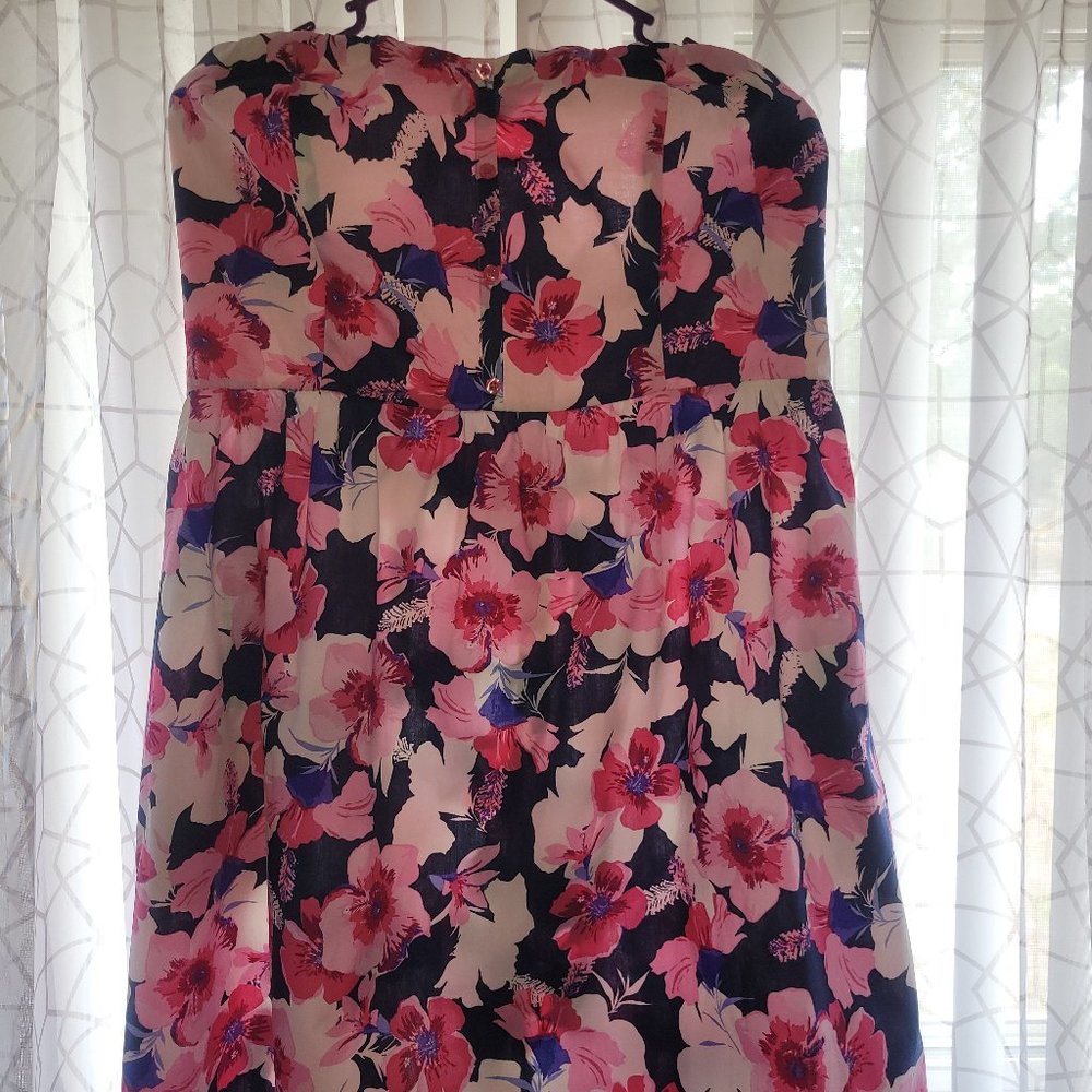 Pink flower dress